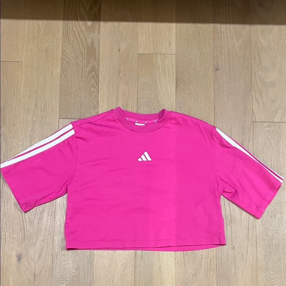 Adidas Bright Pink Short Sleeve Tee